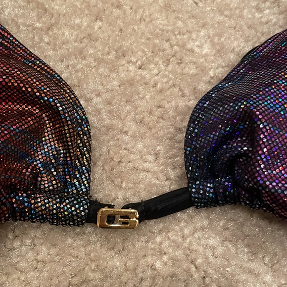 Guess Rainbow Sequin Bikini Set!! Small top/XS bottom! - Picture 4 of 5